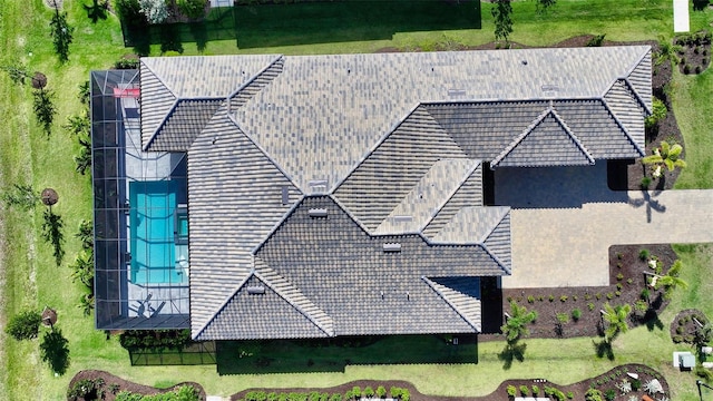7838 Bowspirit Way, Lakewood Ranch, FL 34202 - view from above of property featuring a pool area