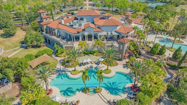 7838 Bowspirit Way, Lakewood Ranch, FL 34202 - bird's eye view of a pool area