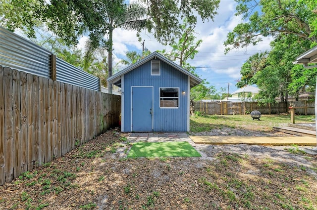 2509 8th Ave W, Bradenton, FL 34205 - view of shed with a fenced backyard