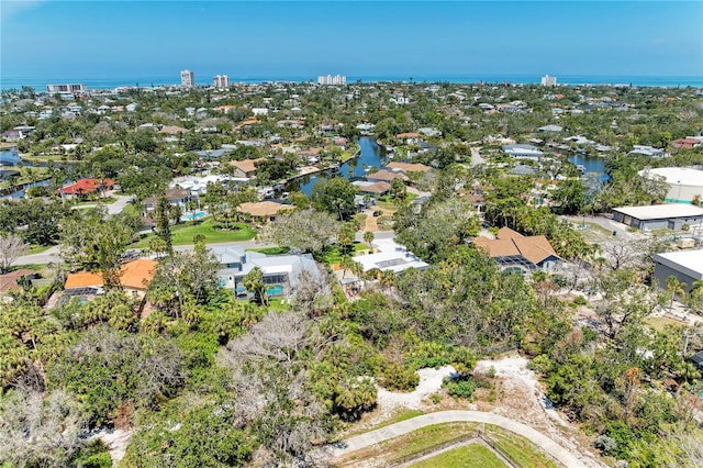 5223 Shadow Lawn Dr, Sarasota, FL 34242 - aerial view of residential area with a nearby body of water