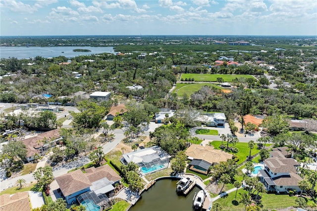 5223 Shadow Lawn Dr, Sarasota, FL 34242 - aerial perspective of suburban area with a large body of water