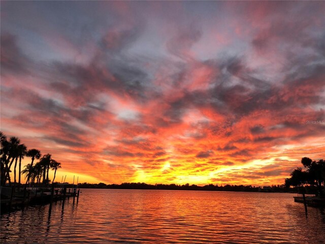 7614 Peninsular Dr, Sarasota, FL 34231 - water view with a boat dock