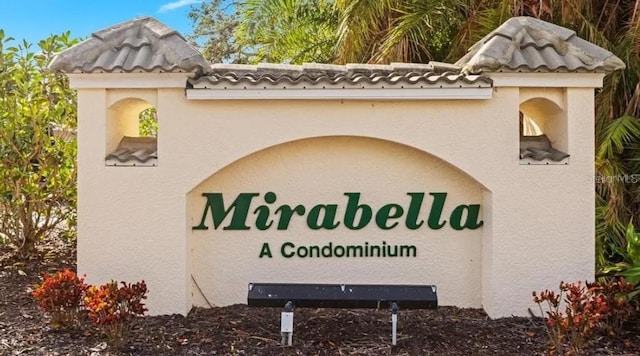 600 Mirabella Cir Unit 201, Venice, FL 34292 - view of community / neighborhood sign