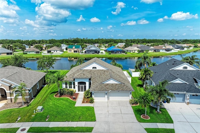 5319 120th Ave E, Parrish, FL 34219 - aerial perspective of suburban area with a large body of water