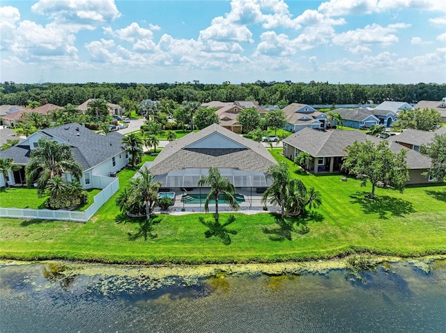 5319 120th Ave E, Parrish, FL 34219 - aerial perspective of suburban area with a large body of water