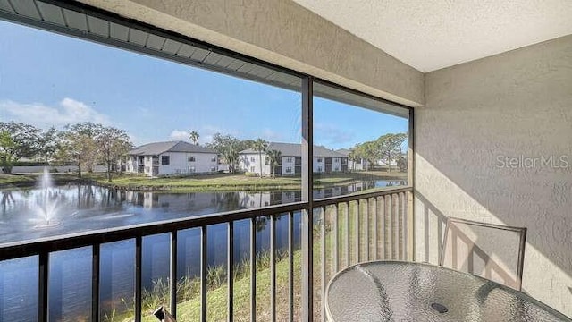 4325 46th Ave W Unit 203, Bradenton, FL 34210 - balcony with a water view and a residential view