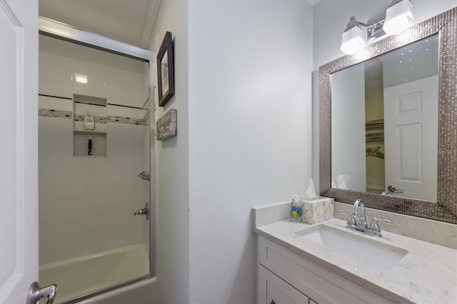 221 85th St, Holmes Beach, FL 34217 - bathroom featuring vanity and tub / shower combination