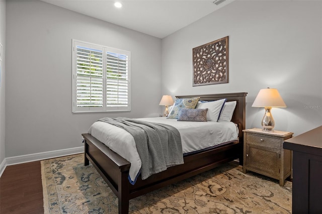 4407 Big Woods Way, Parrish, FL 34219 - bedroom with baseboards, light wood-type flooring, and recessed lighting