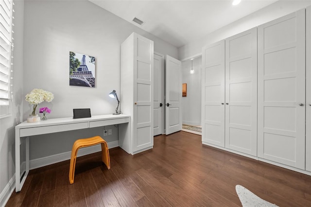 4407 Big Woods Way, Parrish, FL 34219 - office featuring dark wood-type flooring and baseboards