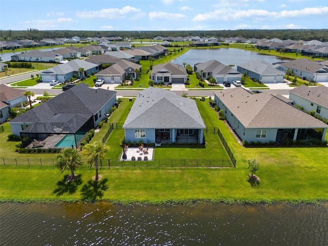 4407 Big Woods Way, Parrish, FL 34219 - aerial perspective of suburban area with a large body of water