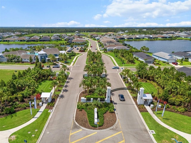 4407 Big Woods Way, Parrish, FL 34219 - aerial perspective of suburban area with a large body of water