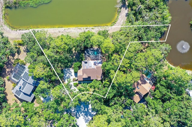 4917 Leatha Ln, Sarasota, FL 34232 - view of property location with property boundaries highlighted and a nearby body of water