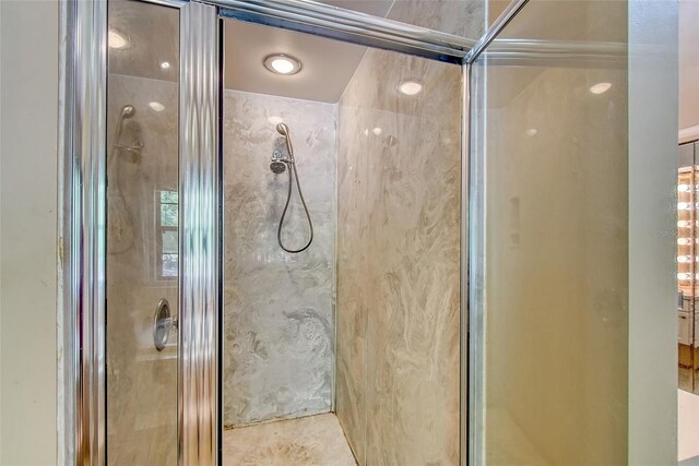 4917 Leatha Ln, Sarasota, FL 34232 - full bathroom with a shower stall