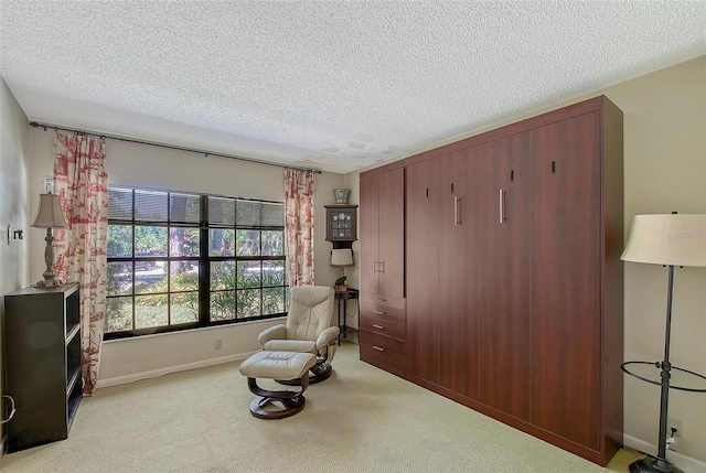 4917 Leatha Ln, Sarasota, FL 34232 - unfurnished room with carpet flooring, a textured ceiling, and baseboards