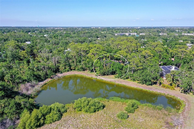 4917 Leatha Ln, Sarasota, FL 34232 - bird's eye view of a large body of water and a forest