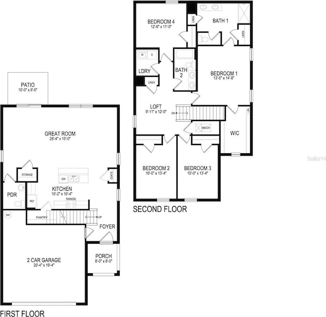 12047 Lansing Gln, Parrish, FL 34219 - home floor plan