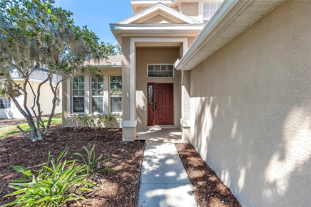 6032 36th Ct E, Ellenton, FL 34222 - view of exterior entry with stucco siding
