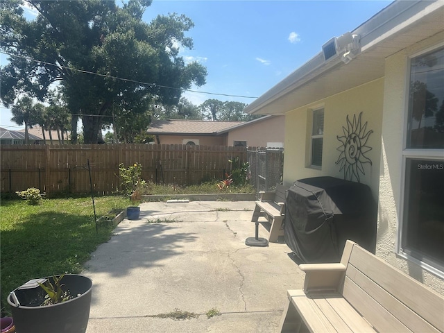 4027 Allure Ln, North Port, FL 34287 - view of patio / terrace featuring a grill