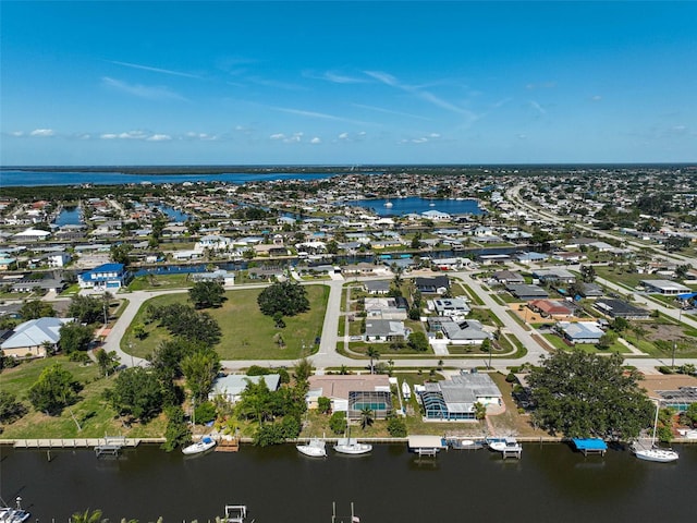149 Small St SE, Port Charlotte, FL 33952 - aerial overview of property's location with a large body of water and nearby suburban area