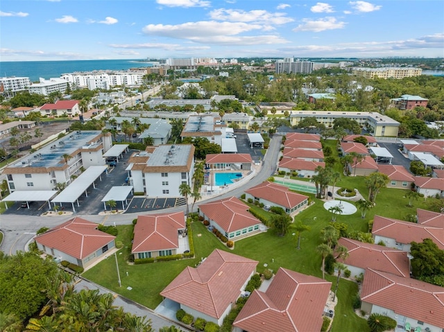 110 Vista Hermosa Cir Unit 302B, Sarasota, FL 34242 - drone / aerial view of a large body of water
