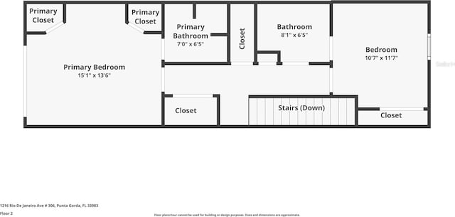 1216 Rio De Janeiro Ave Unit 306, Punta Gorda, FL 33983 - floor plan / room layout