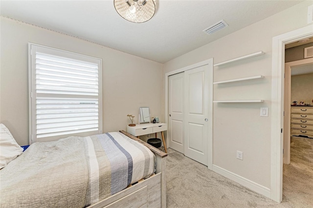 8940 Royal River Cir, Parrish, FL 34219 - bedroom with carpet, a closet, and baseboards