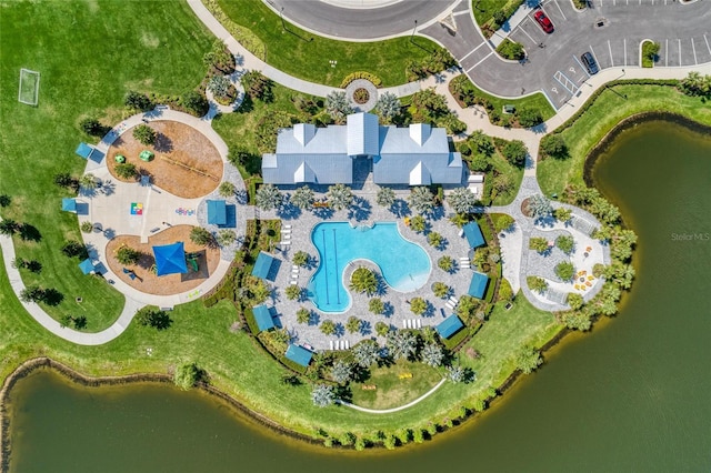 8940 Royal River Cir, Parrish, FL 34219 - aerial view of property and surrounding area featuring a pool