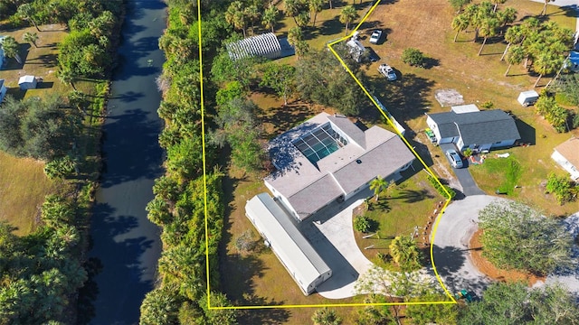 31 Twig Ct, Port Charlotte, FL 33954 - aerial view of property's location featuring property boundaries highlighted