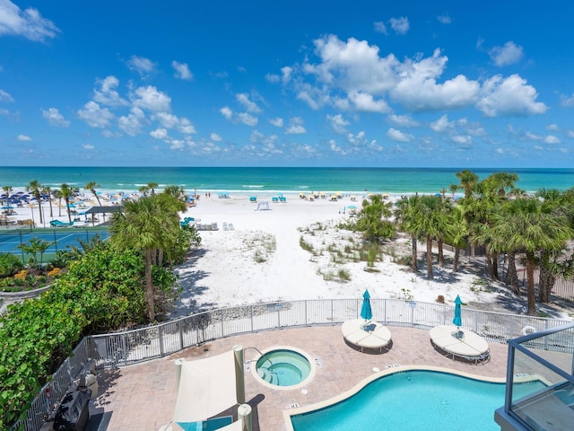 6512 Midnight Pass Rd Unit 301, Sarasota, FL 34242 - water view with nearby beach
