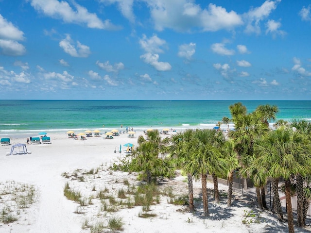 6512 Midnight Pass Rd Unit 301, Sarasota, FL 34242 - water view featuring local beach
