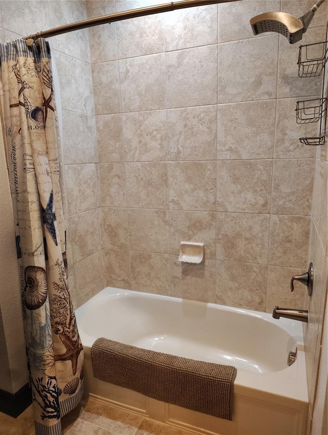 1241 Riverscape St Unit B, Bradenton, FL 34208 - bathroom with shower / bath combination with curtain