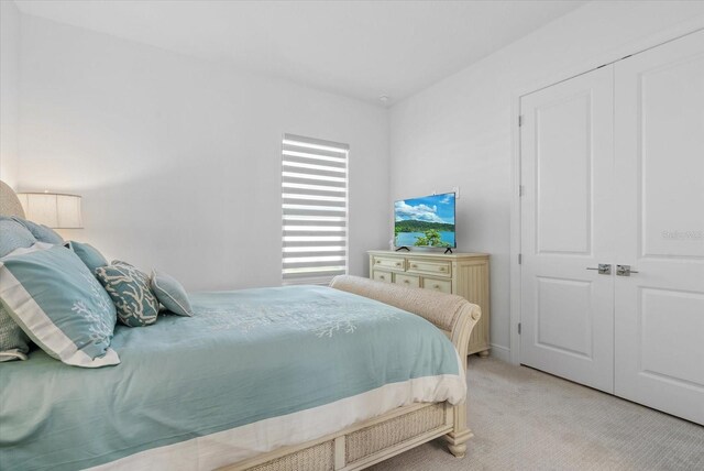 8982 Baroque Ter, Sarasota, FL 34240 - bedroom with light colored carpet and a closet