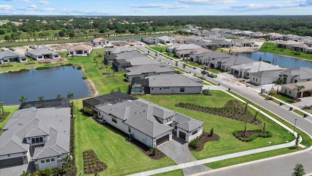 8982 Baroque Ter, Sarasota, FL 34240 - aerial perspective of suburban area featuring a nearby body of water