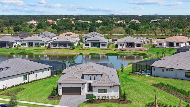 8982 Baroque Ter, Sarasota, FL 34240 - aerial view of residential area featuring a large body of water