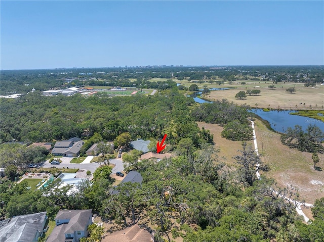435 Whispering Oaks Ct, Sarasota, FL 34232 - aerial view of property's location featuring a large body of water and nearby suburban area