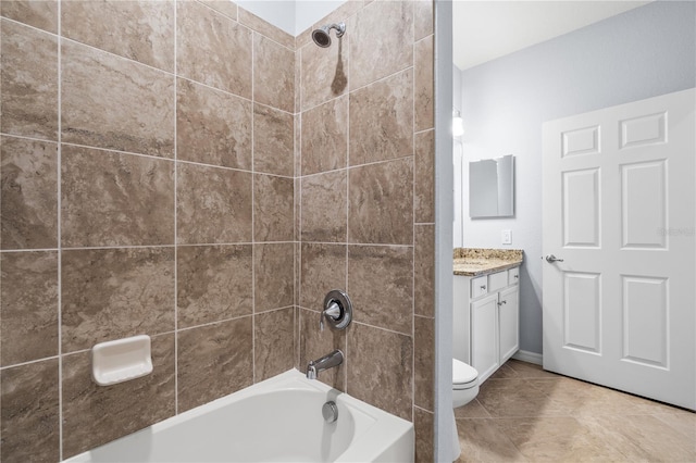 17118 Vardon Ter Unit 404, Bradenton, FL 34211 - bathroom with vanity, shower / washtub combination, and toilet