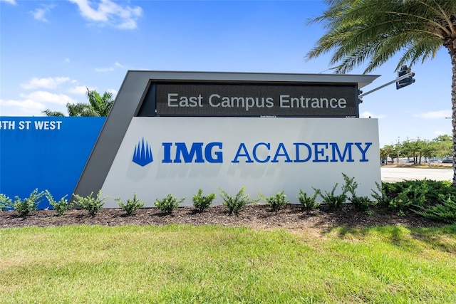 3702 54th Dr W Unit 102, Bradenton, FL 34210 - view of community / neighborhood sign