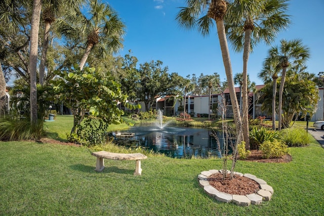 3253 Beneva Rd Unit 103, Sarasota, FL 34232 - view of grassy yard with a water view