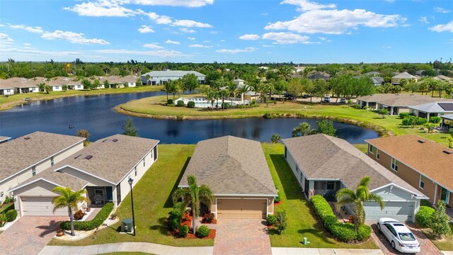 5358 Shell Mound Cir, Punta Gorda, FL 33982 - aerial view of residential area with a large body of water