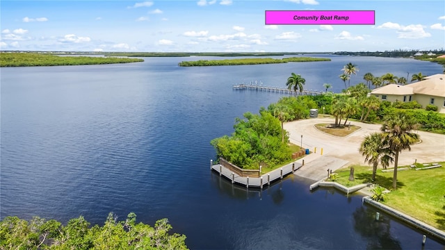 3203 Riverside Dr Unit B, Punta Gorda, FL 33950 - bird's eye view of a large body of water