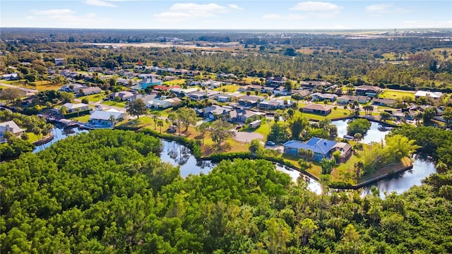 3203 Riverside Dr Unit B, Punta Gorda, FL 33950 - aerial view of property and surrounding area featuring a nearby body of water and nearby suburban area