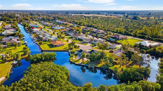 3203 Riverside Dr Unit B, Punta Gorda, FL 33950 - aerial view of residential area with a nearby body of water