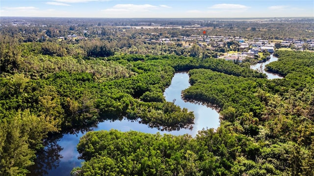 3203 Riverside Dr Unit B, Punta Gorda, FL 33950 - drone / aerial view of a large body of water and a heavily wooded area
