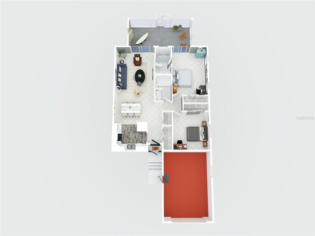 3203 Riverside Dr Unit B, Punta Gorda, FL 33950 - property floor plan