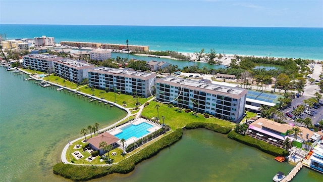 8897 Midnight Pass Rd Unit 407, Sarasota, FL 34242 - aerial view of apartment complex / building and a large body of water