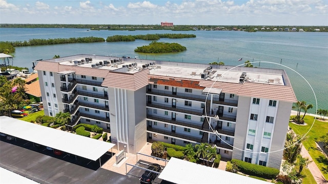 8897 Midnight Pass Rd Unit 407, Sarasota, FL 34242 - aerial view of apartment complex / building and a large body of water