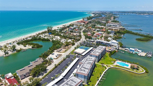8897 Midnight Pass Rd Unit 407, Sarasota, FL 34242 - drone / aerial view of a large body of water