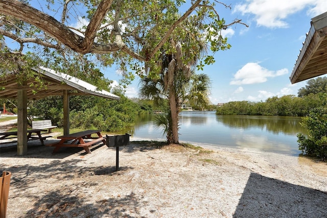 8897 Midnight Pass Rd Unit 407, Sarasota, FL 34242 - view of yard featuring a water view