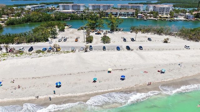 8897 Midnight Pass Rd Unit 407, Sarasota, FL 34242 - drone / aerial view of expansive beach