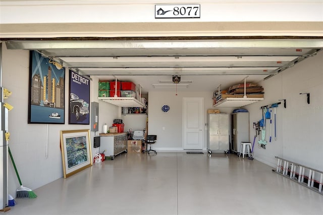 8077 Sandstar Way, Sarasota, FL 34240 - garage with electric panel